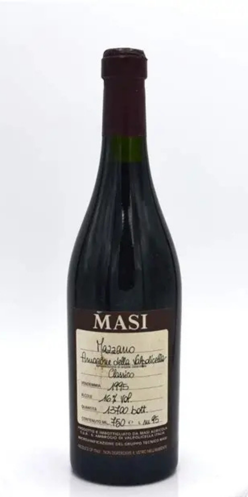 Amarone Della Valpolicella Mazzano- Masi 1995