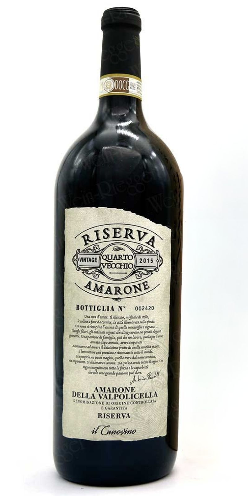 Amarone della Valpolicella Riserva DOCG 2016 – Canovino – 1,5 L